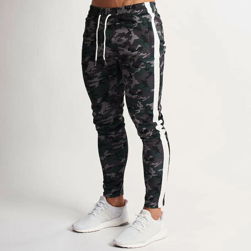 

Men's Casual Camouflage Camo Cargo Army Pants Fitness Joggers Gym Sweatpants