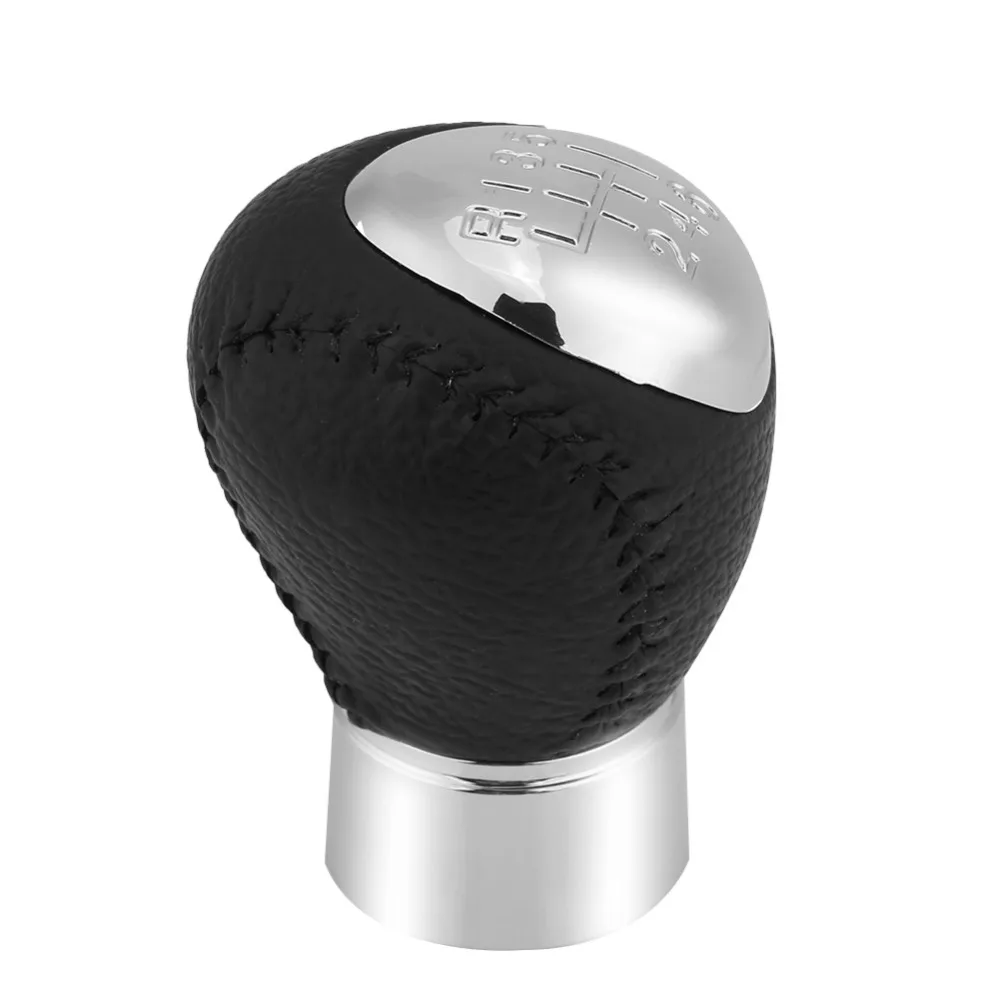 6 Speed Car Auto Gear Shift Lever Knob Head PU Leather for Mazda 3 5 6