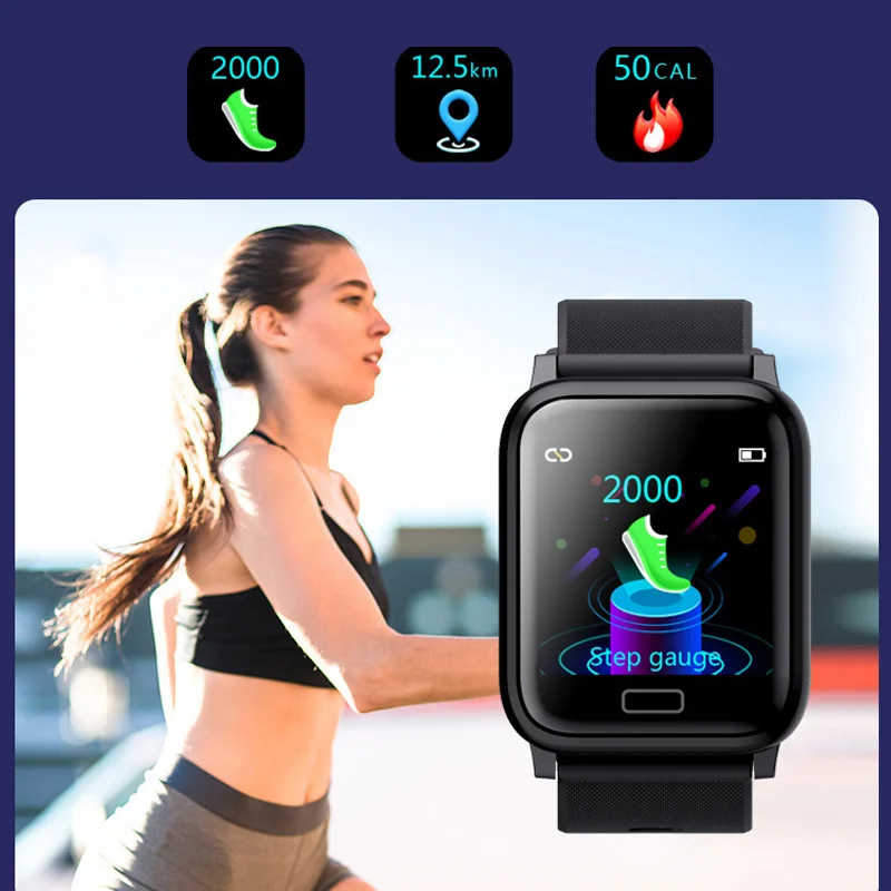 New Smart Watch Men Women Heart Rate Monitor Blood Pressure Fitness Tracker Smartwatch Sport Watch for ios android+BOX