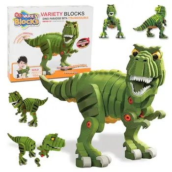 

Large Dinosaurs toy Tyrannosaurus Rex toys Model Building Blocks fashion boy's development gift