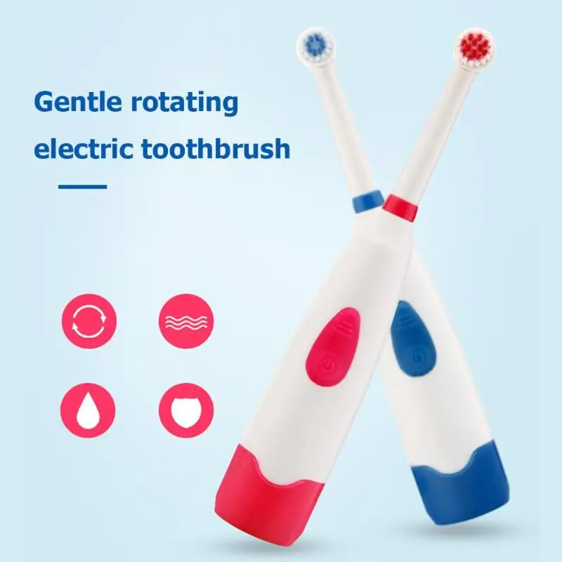 

1pc Electric Toothbrush 2pcs Brush Heads Automatic Toothbrush Smart Chip Toothbrush Head Healthy Replaceable Whitening Best Gift