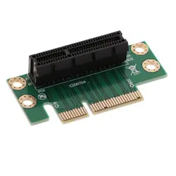 PCI Express 4X90 градусов Адаптерная плата для 1U компьютерного серверного корпуса