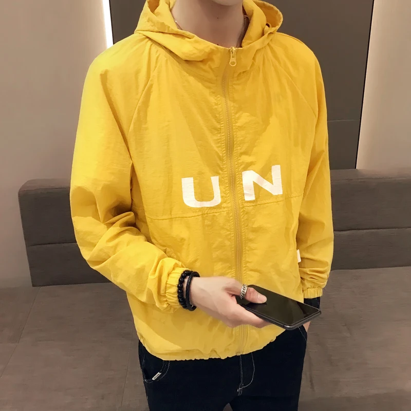 Summer Fashion Jackets Men Chaqueta Hombre Streetwear Bomber Jacket Hooded Print Outwear Coat Sunscreen 2019 Jaqueta Masculino Summer Fashion Jackets Men Chaqueta Hombre Streetwear Bomber Jacket Hooded Print Outwear Coat Sunscreen 2019 Jaqueta Masculino