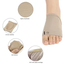 1 пара плоскостопие ортопедическая поддержка s Neuromas плоскостопие массаж подошвенный фасциит супинатор рукав снимает боль в ноге забота