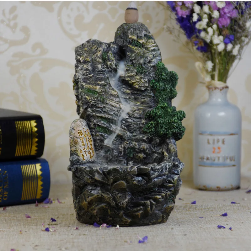 

2019 Queimador De Incenso For Lushan Waterfall Nordic Crafts Backflow Censer Manufacturers Selling Home Furnishing Articles