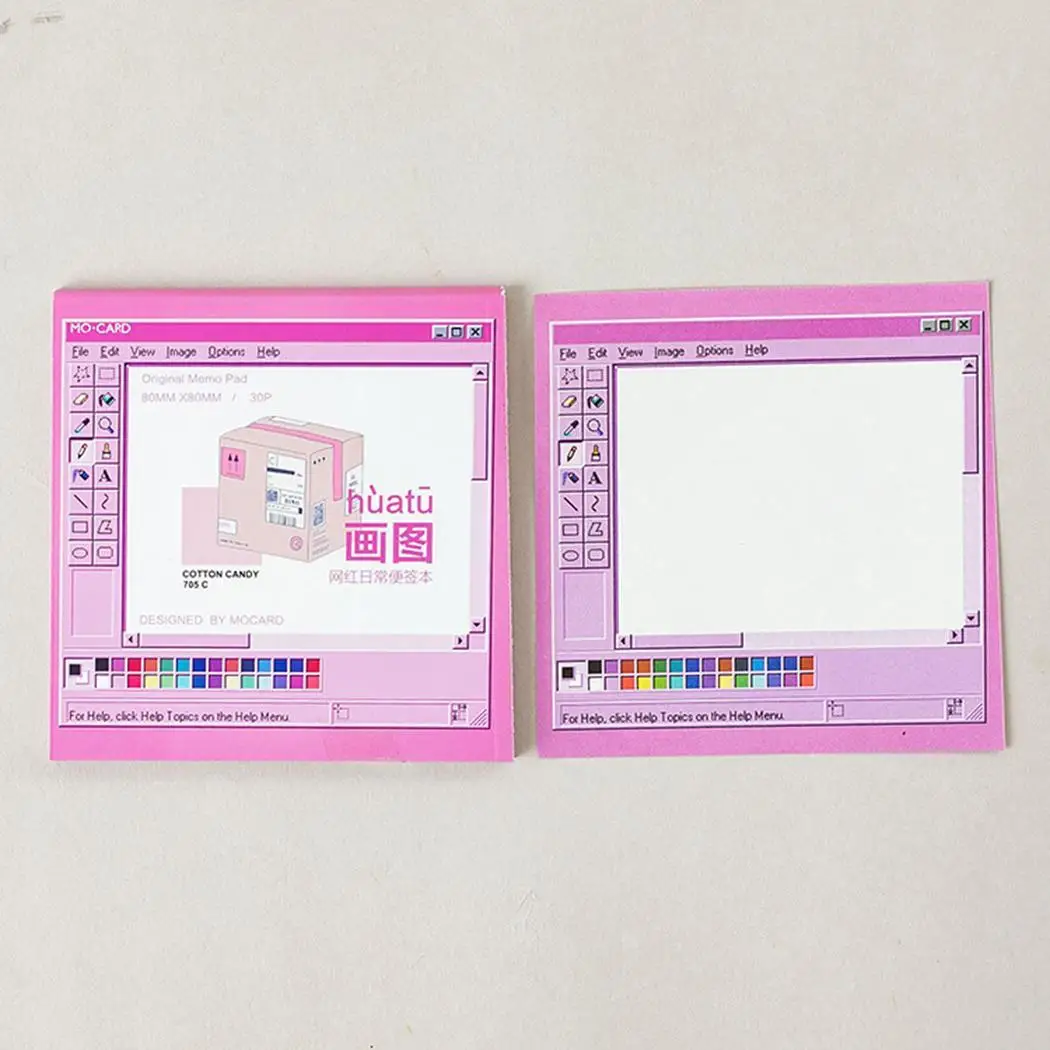 

Creative Memo Pad Colorful Fresh Sticky Notes Memo Convenient Notepad Post-it Office, School, Home, etc.