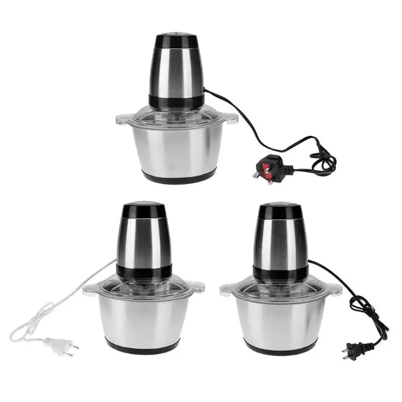 

2L Multi-functional Stainless Steel Electric Meat Grinder Meat Mincer