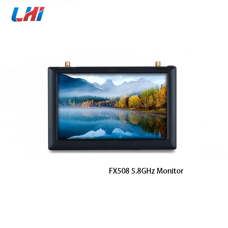 

FX508 5.8GHz FPV LCD Monitor High Brightness 5" Diversity Receiver With DVR Function 800x480 Pixels 40CH For RC Quadcopter