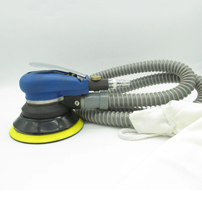 

5 Random Orbital Air Sander For Palm & Car Polisher Vacuum Cleaner Set Durable