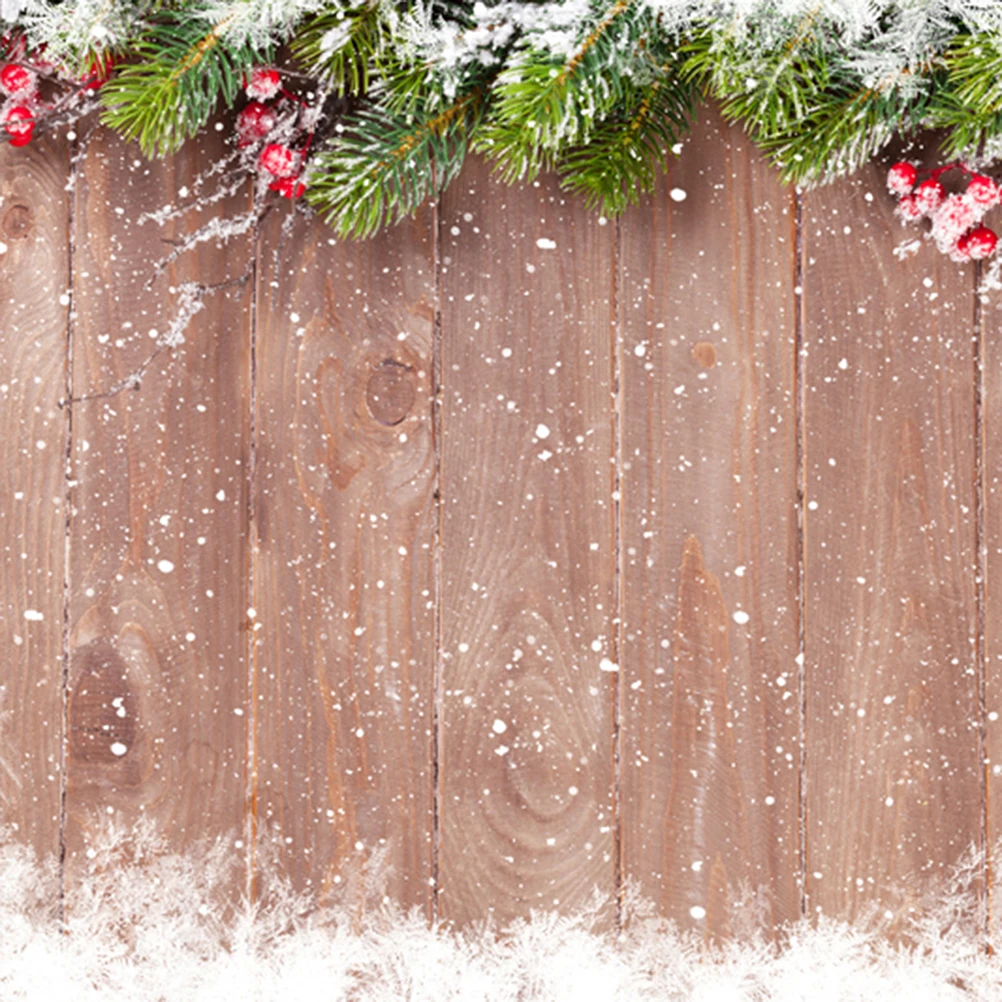 

1pc 150x90cm Christmas Party Backdrop Wood Pattern Photo Background Holiday Decoration Photography Studio Prop Xmas Decorations