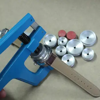 

Watch Back Closer Watch Case Press with11 Dies Watch Crystal Front Back Case Cover Screw Presser Watchmaker-tools Repair Set