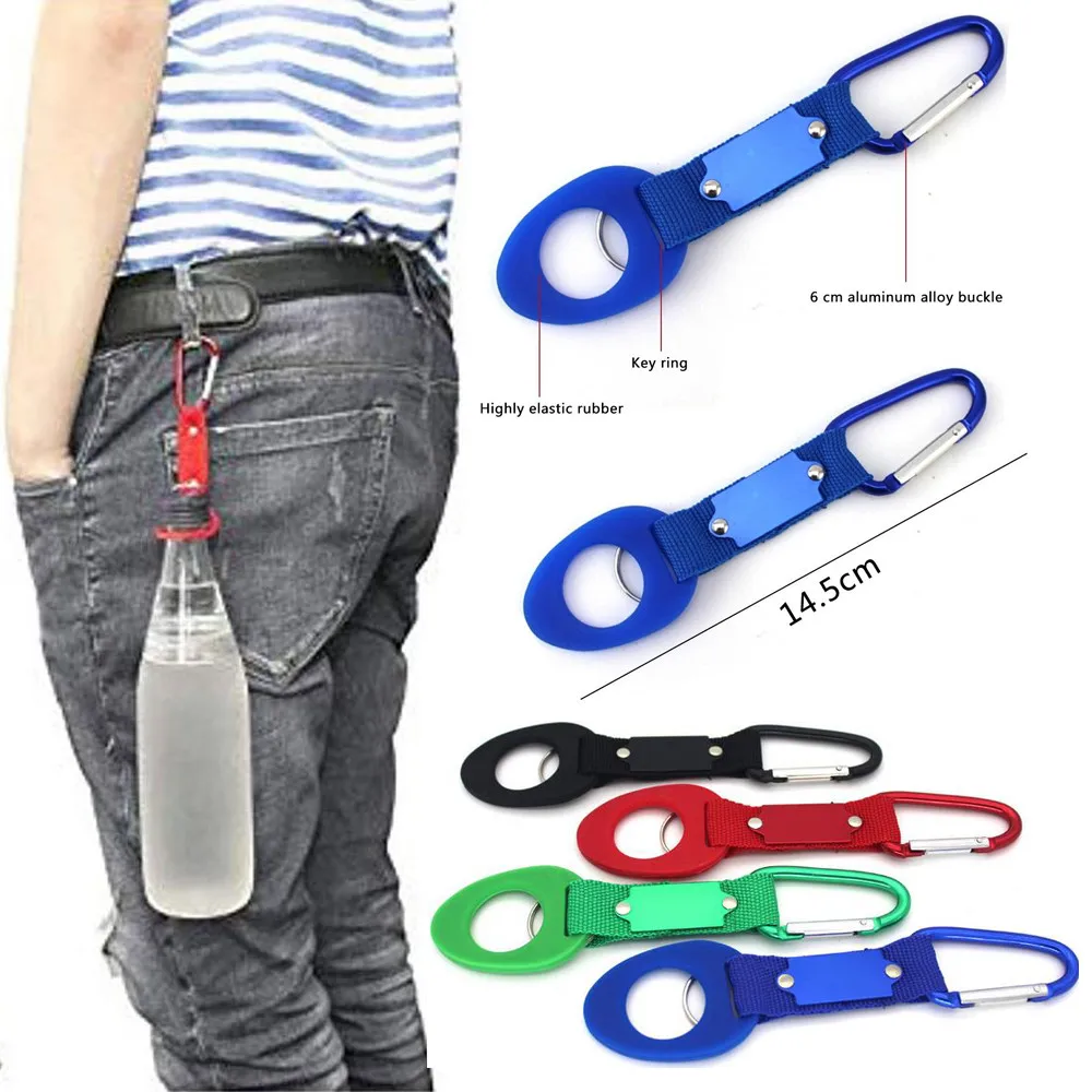 

Sports Outdoor Kettle Buckle Carabiner Multi-Purpose Hooks Water Bottle Holder Camping Hiking Tools