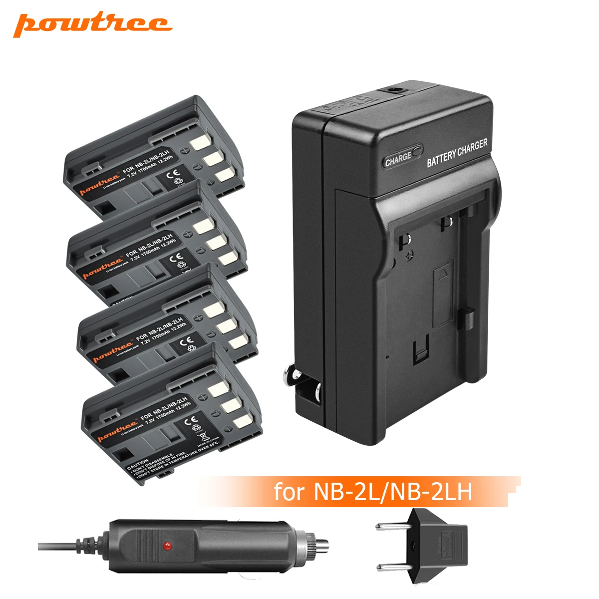 

3pcs NB-2L NB 2L NB2L NB 2LH NB-2LH Camera Li-ion Battery + LCD USB Charger for Canon DC310 DC320 DC330 DC410 DC420 HV20 HG1 L20