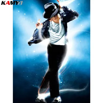 

KAMY YI Full Square/Round 5D DIY Diamond Embroidery Jackson Diamond Painting Embroidery Home Decor Painting HYY
