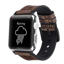 Кожаный силиконовый ремешок для apple watch, 44 мм, серия 4, 3, 2, 1, ремешок для iwatch, 38 мм, 42 мм, браслет с петлей, аксессуары для замены запястья