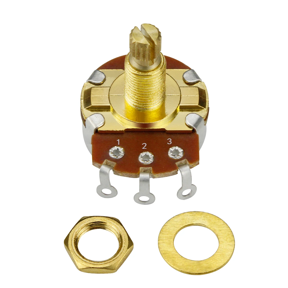 4 шт. потенциометры для гитары с длинным валом 18 мм|guitar potentiometer|a500k b500kpotentiometer guitar |