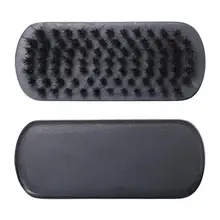 Мужская щетка для бороды натуральная щетина бритвенная расческа Массажная щетка для усов парикмахерские принадлежности аксессуары для бритья