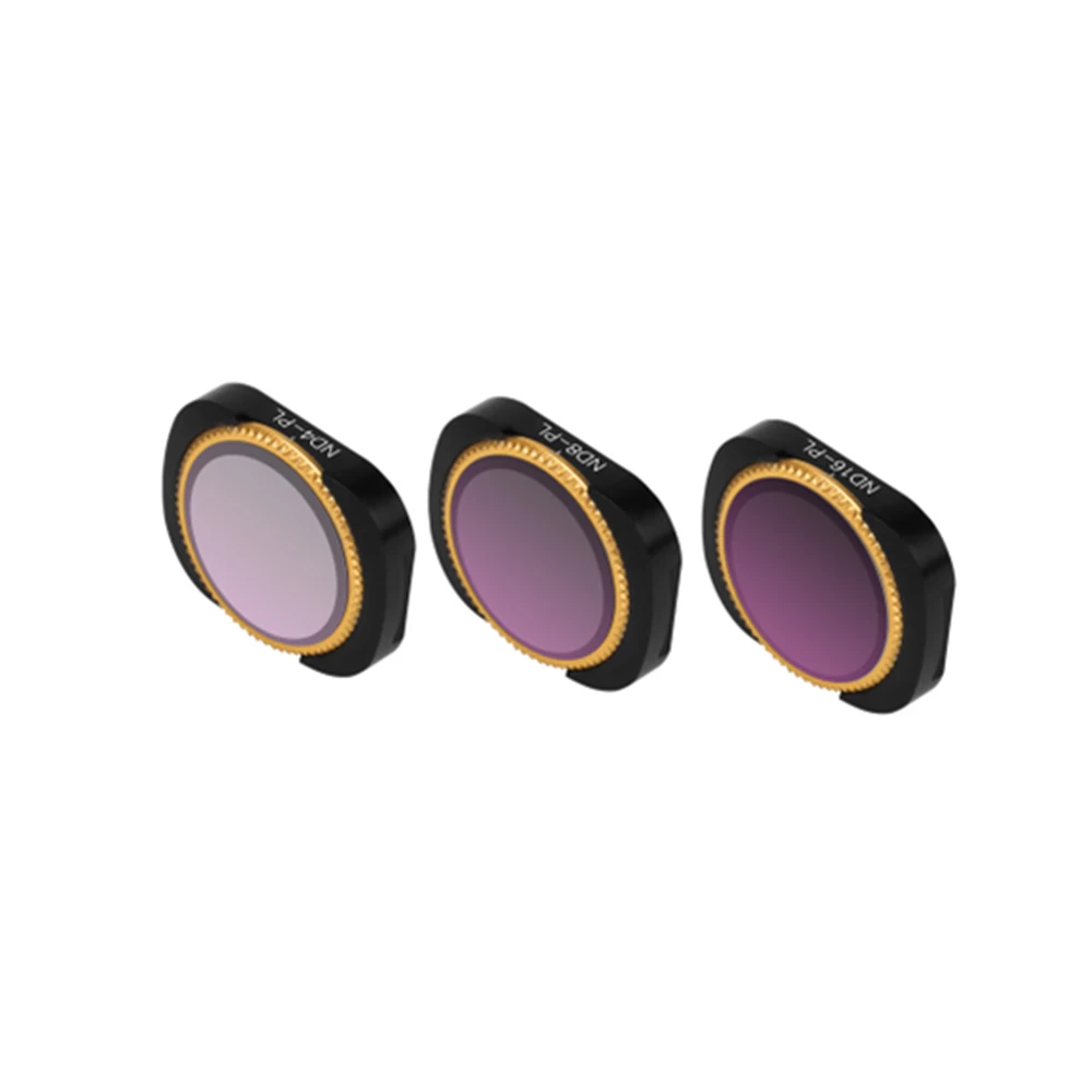 

3pcs ND4-PL ND8-PL ND16-PL Lens Filter Camera Cover Protector Lens Filter Sets for DJI OSMO Pocket Handheld Gimbal Mini Camera