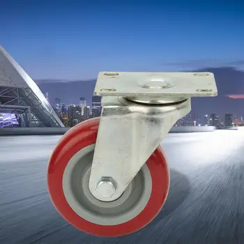 

roller cabinets 4pcs 4 inch TPU Universal Swivel Bearing Casters Wheels for Furniture Trolley Suitcases caster wheels furniture