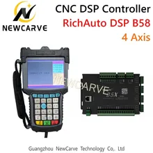 RichAuto DSP B58 USB CNC Controller B58s B58e 4 Axis Control System Manual For CNC Step Servo Machine NEWCARVE RichAuto DSP B58 USB CNC Controller B58s B58e 4 Axis Control System Manual For CNC Step Servo Machine NEWCARVE
