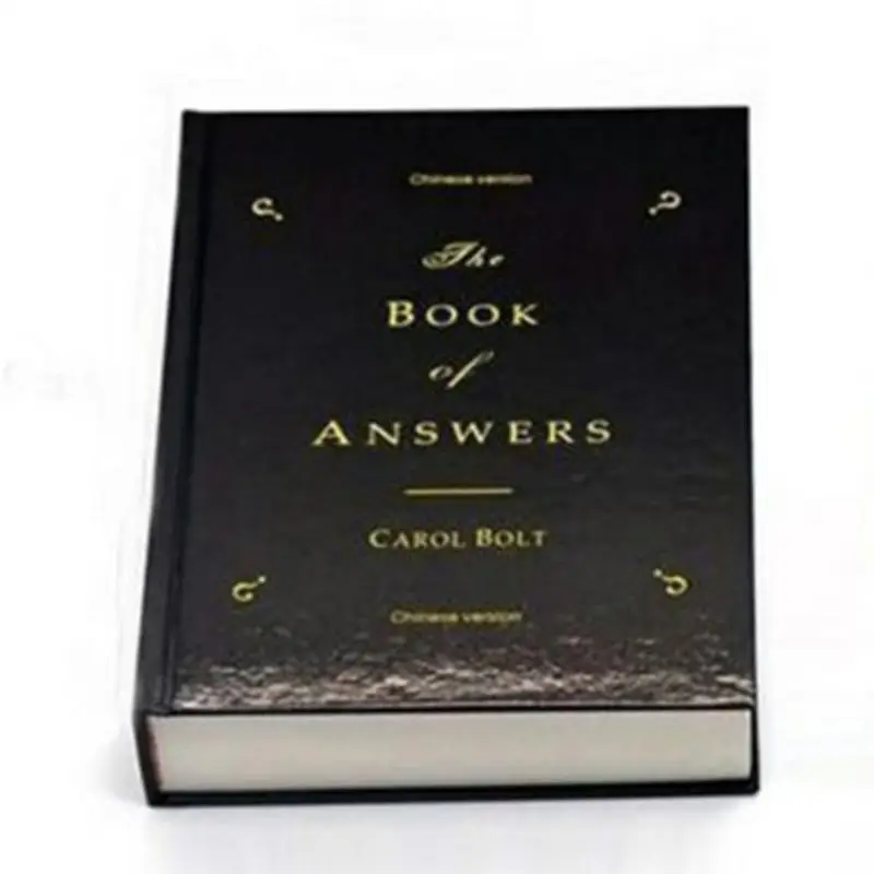 

Book of Answers in Chinese and English Edition Thickened Fine Products-Psychic Divination Notes Life Solutions Diary #CO