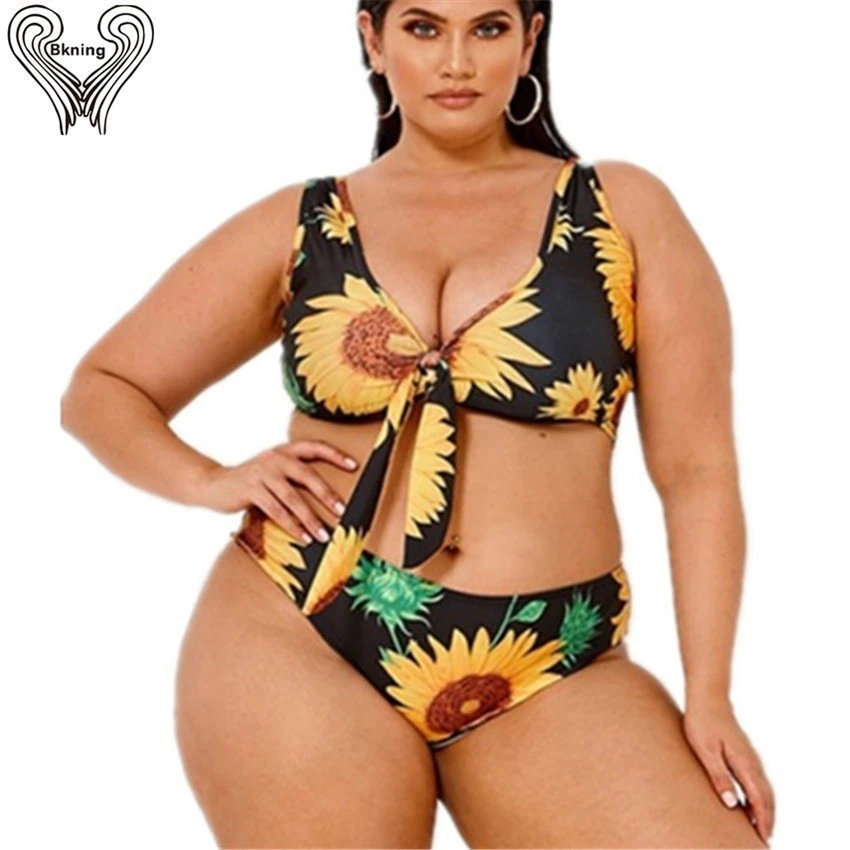 sunflower plus size bathing suit