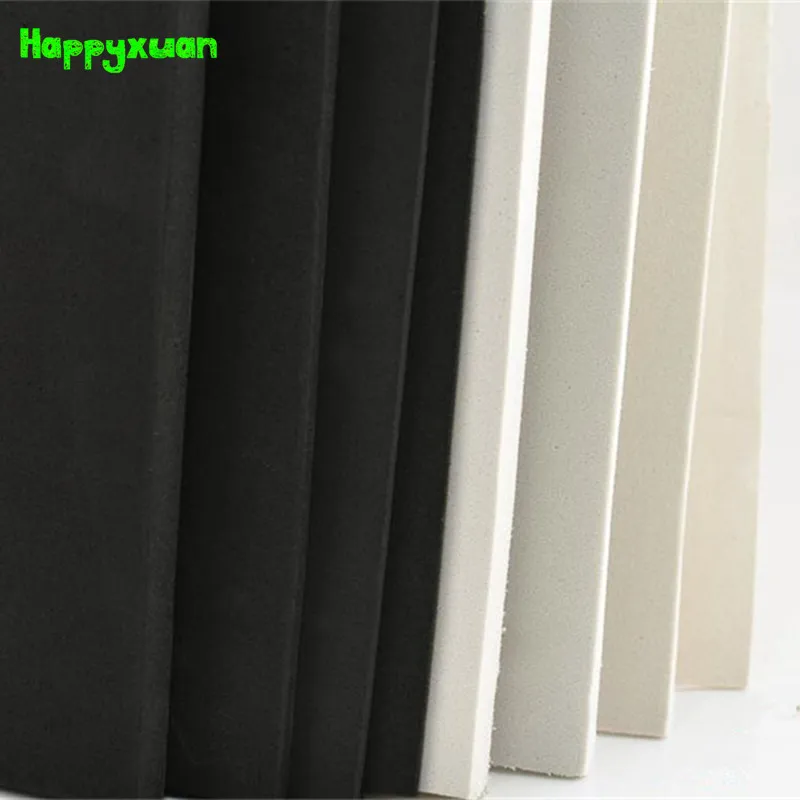 Happyxuan 2 шт/комплект 50*35 см 10 мм пены eva Простыни Косплэй белый черный губка DIY Craft