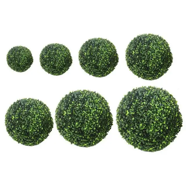 Large 30cm 40cm Artificial Plant Ball Topiary Tree Boxwood Wedding Large 30cm 40cm Artificial Plant Ball Topiary Tree Boxwood Wedding Party Home Outdoor Decoration Festival Decor