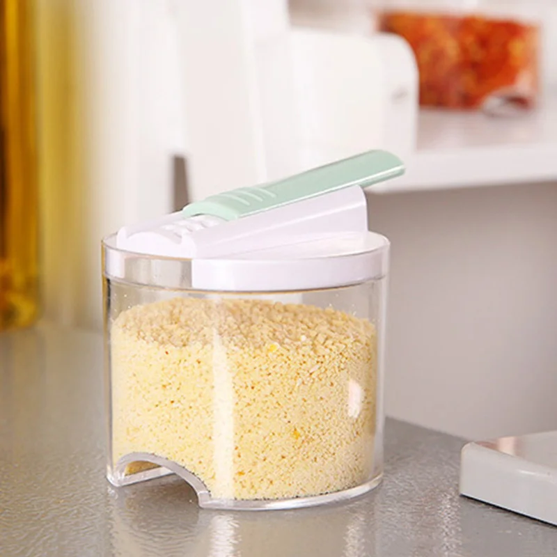 

5x Seasoning Salt Jar Storage Box Spice Sugar Storage Dispenser