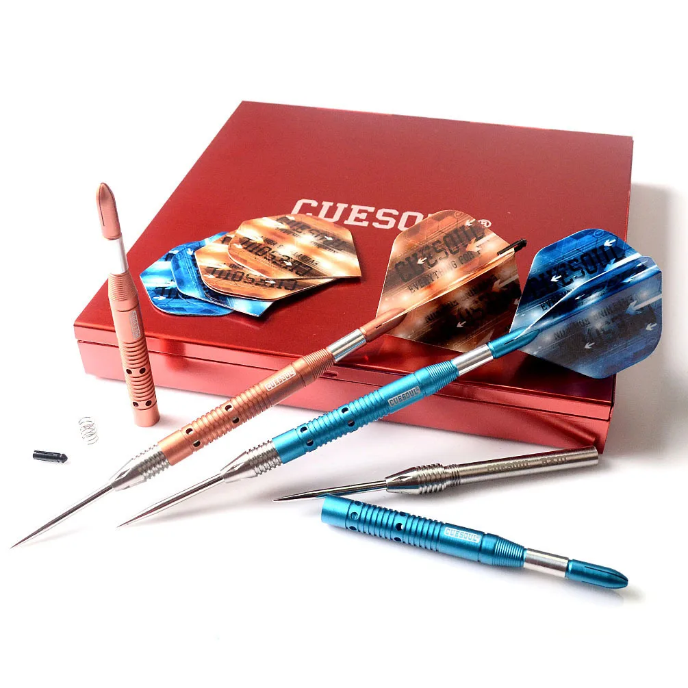 

CUESOUL Armour Series 23g Tungsten Steel Tip Darts For Indoor Professional Dartboard Games Orange Blue