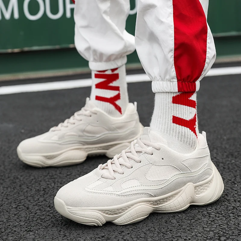 men's vulcanized chunky sneakers