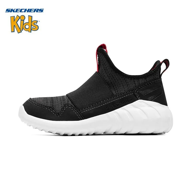 

SKECHERS Skye Strange Official Catamite Kids Shoes New Pattern Network Noodles Comfortable Light Sneakers 97691L