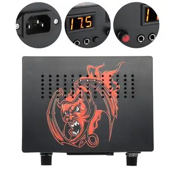 

Digital Dual Tattoo Machine Power Supply with LCD for Tattoo Machine Foot Pedal Power Supply Permanent makeup c
