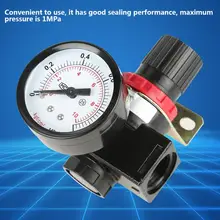 0,05-1MPa Давление клапан регулирования G1/2 потока воздуха Управление компрессор Давление регулятор BR4000 Алюминий сплав Давление датчик