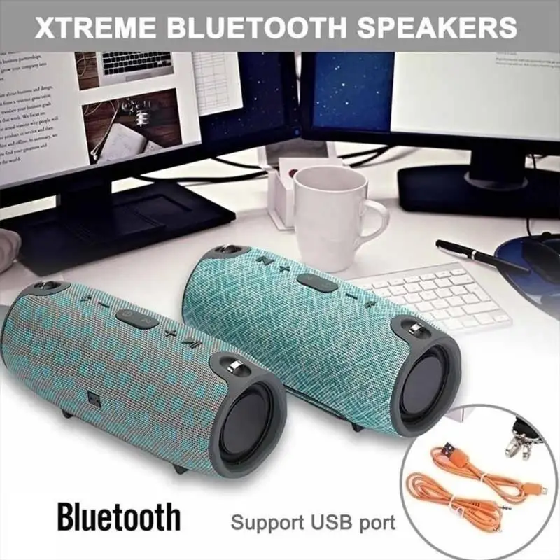 

Sound Bar Wireless Bluetooth Speaker USB Subwoofer Sound Box MP3 Loudspeaker Waterproof Portable Outdoor Mini Column Box