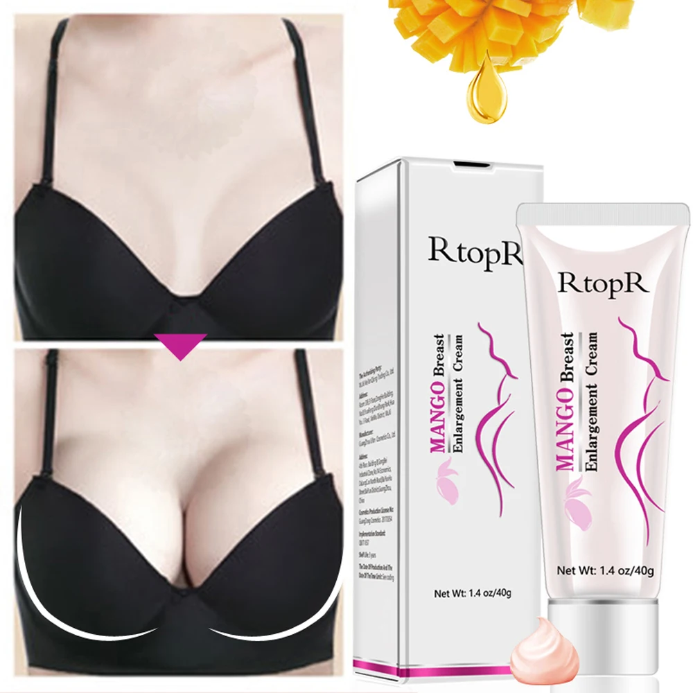 RtopR Mango Breast Enlargement Cream Effective Ful Elasticity Breast Enhancer Increase Tightness Big Bust Body Cream Breast Care