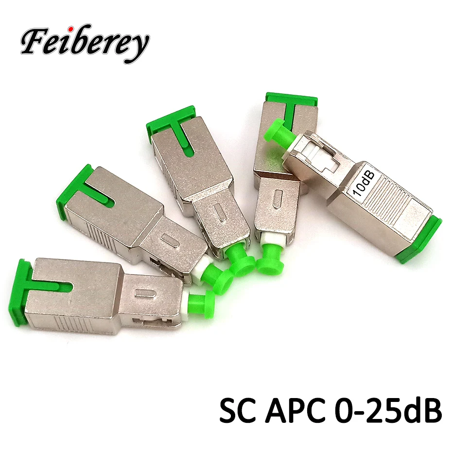 

SC APC Singlemode Female to Male Optical Attenuator with 2dB 3dB 5dB 7dB 10dB 15dB Optical Attenuation Fiber Optic Attenuator