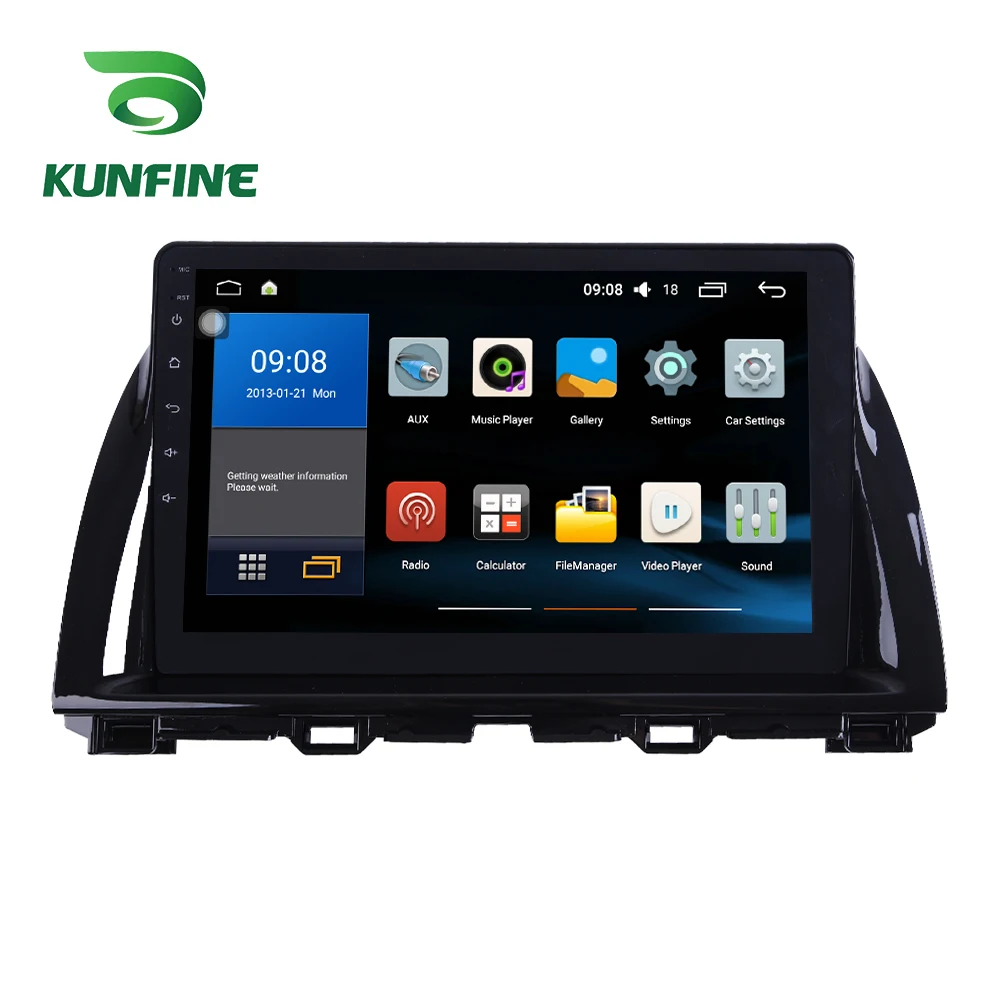 Octa Core 1024*600 Android 8.1 Car DVD GPS Navigation Player Deckless Car Stereo For Mazda CX5 2015