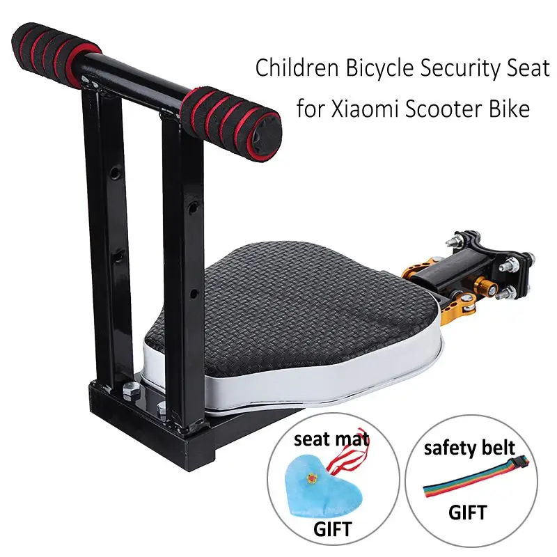 

Scooter Bike Baby Kid Security Seat With Seat Pad Safety Belt Gifts For Xiaomi Electric Scooter Bike Front Back Children Chair