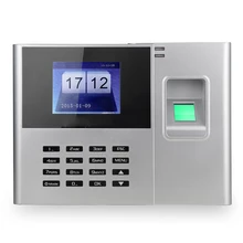 Биометрический отпечаток пальца машина для регистрации паролей работник проверка-в рекордер 2,8 дюймов TFT lcd экран DC 5V Время посещаемости