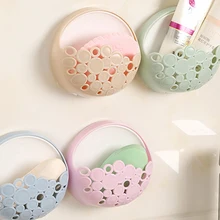 Всасывающий держатель для мыла, настенный вентилирующий мыльница для ванной комнаты, многофункциональный бытовой гаджет, кухонный чехол для хранения, коробка для организации