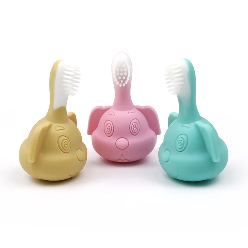 

New And Lovely Silica Gel Baby Articles Mass Production Silica Gel Puppy Toothbrush Bit Music A Molar Tooth Good