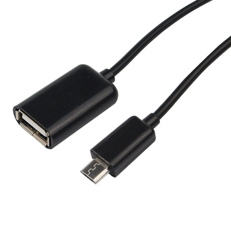 Черный Micro USB OTG кабель передачи данных Micro USB адаптер «Папа-мама» для samsung htc Android