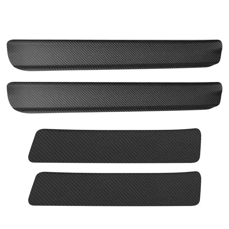 

Car Door Threshold Carbon Fiber Sticker 4D Scratchproof Bar Anti-Kick Film Protective Pad Threshold Auto Accessories Supplies