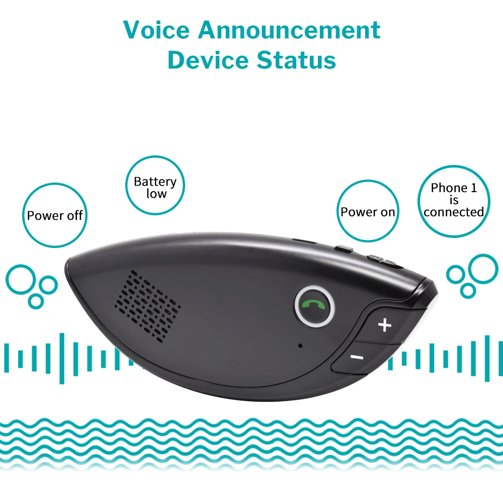 Deelife с функциями &quotHands Free&quot и Bluetooth для автомобиля Комплект Авто Hands Free динамик