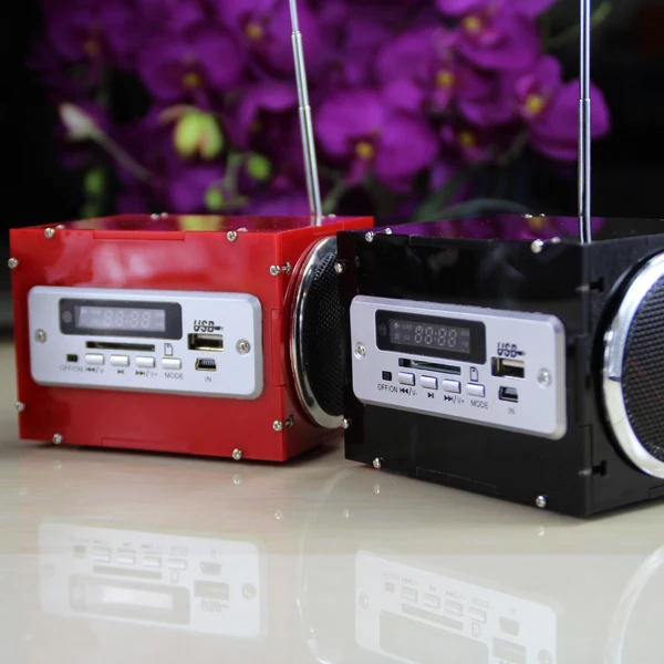 CLAITE DIY Мини AUX радио MP3 многофункциональный bluetooth беспроводной маленький