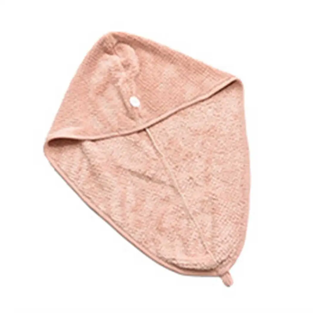 Household Solid Soft Breathable Water-absorbing Dry Bathroom Unisex Hair Cap Pink, Coffee, Beige 0.073KG Household Solid Soft Breathable Water-absorbing Dry Bathroom Unisex Hair Cap Pink, Coffee, Beige 0.073KG