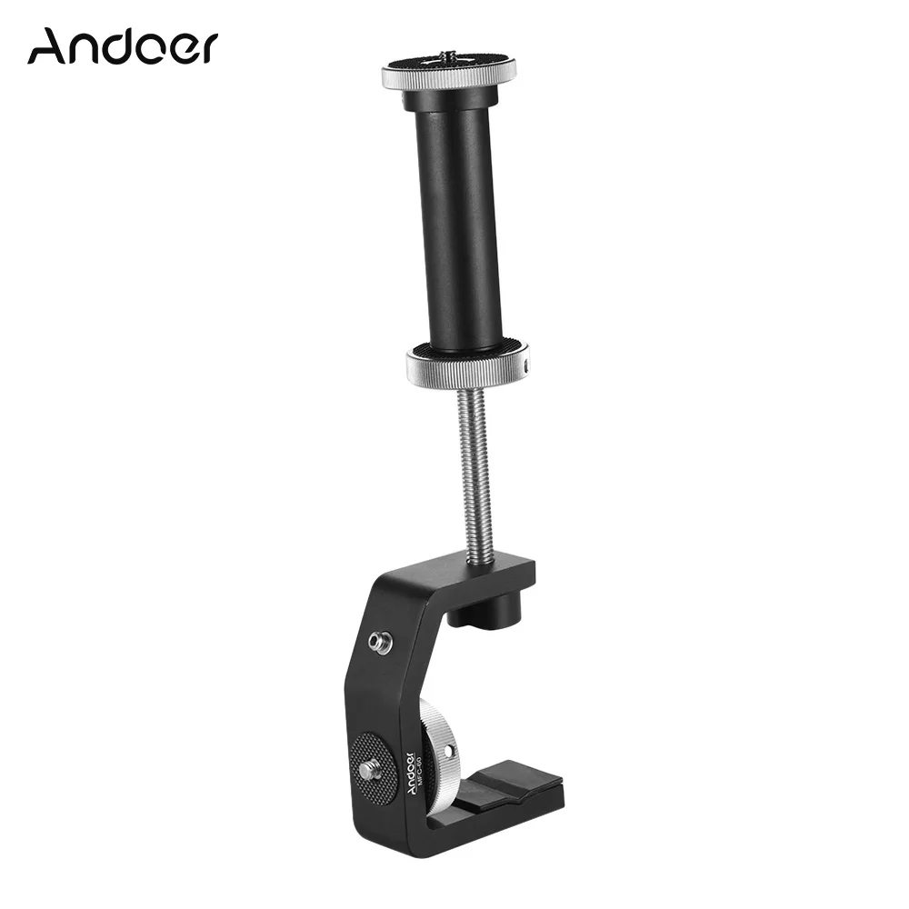 Andoer MFC 60 Window Glass Clamp Heavy Duty Photography Desk Tree Clamp