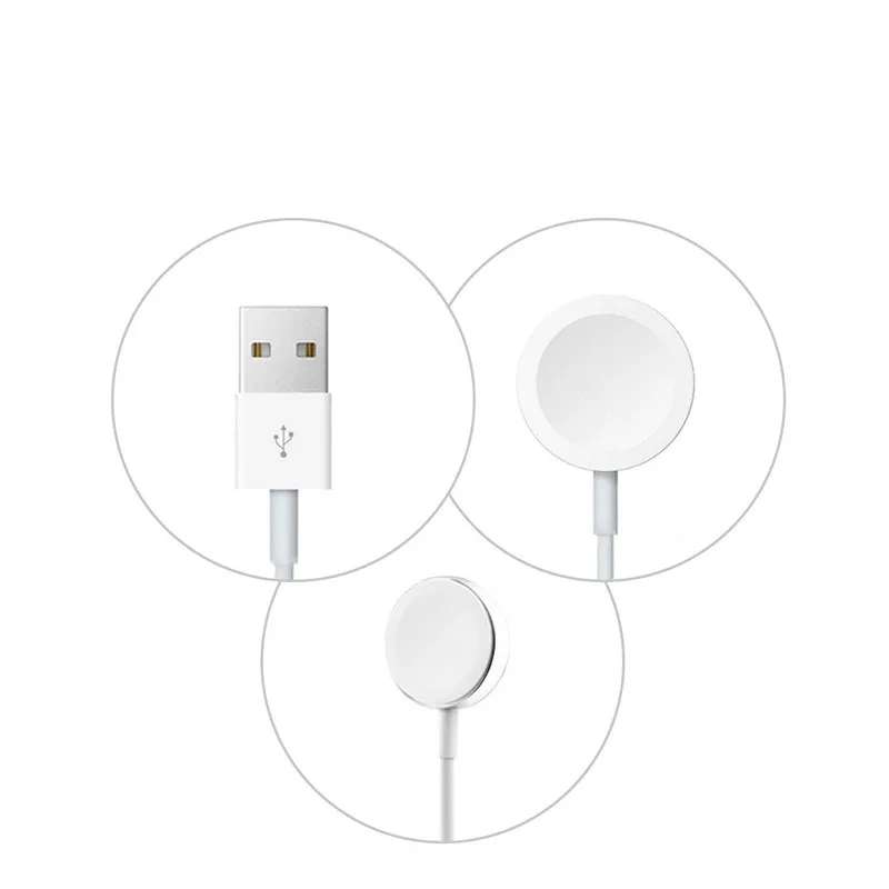 

Fast Wireless Charger IWatch Series 1/2/3 USB Magnetic Charging Cable for Apple Watch Charger 3.3ft 1 Meter Mobile Phone Charger