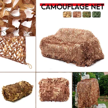 

1x2 1.5x2 1.5x3 1.5x4 1.5x5 1.5x6 1.5x7 1.5x10 150D 120g Polyester Oxford Fabric PET Fibre Camouflage Camo Net Netting Hunting S